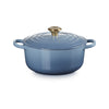 Le Creuset Signature Cast Iron Round Casserole 20cm Chambray