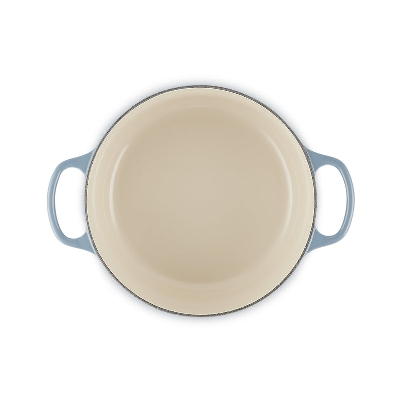 Le Creuset Signature Cast Iron Round Casserole 24cm Chambray