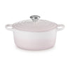 Le Creuset Signature Cast Iron Round Casserole 24cm Shell Pink