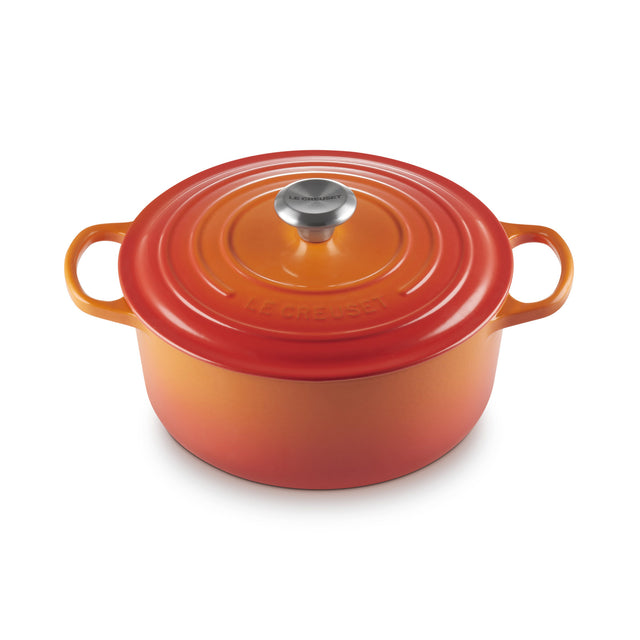 Le Creuset Signature Cast Iron Round Casserole 26cm Volcanic