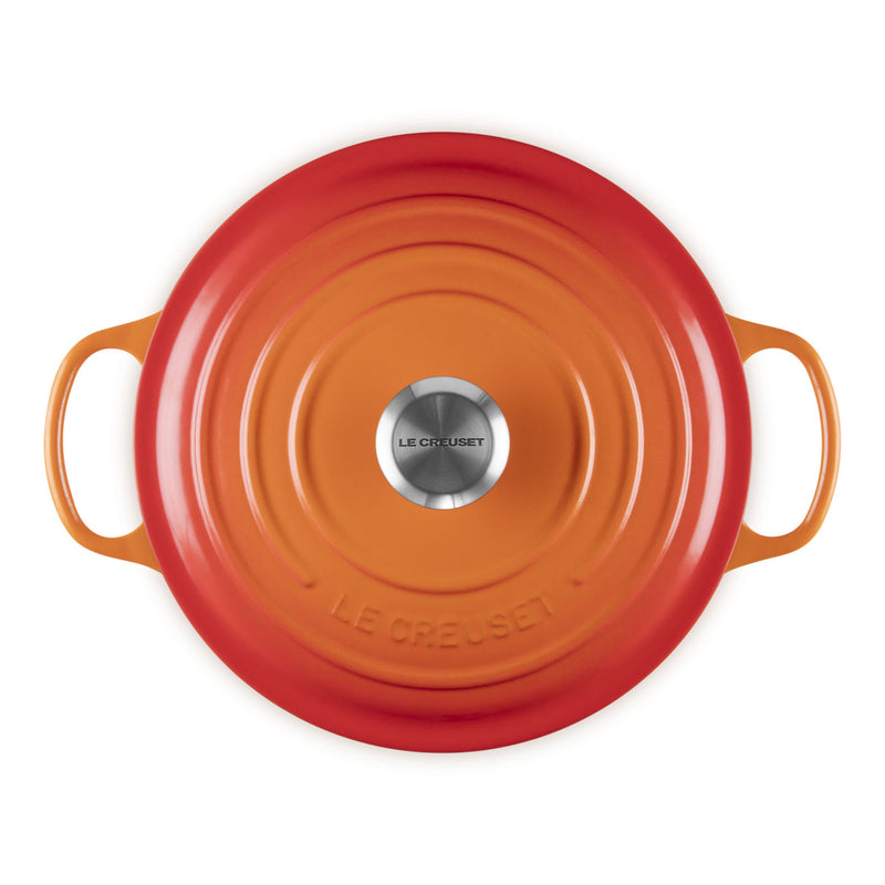 Le Creuset Signature Cast Iron Round Casserole 26cm Volcanic