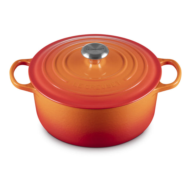 Le Creuset Signature Cast Iron Round Casserole 26cm Volcanic