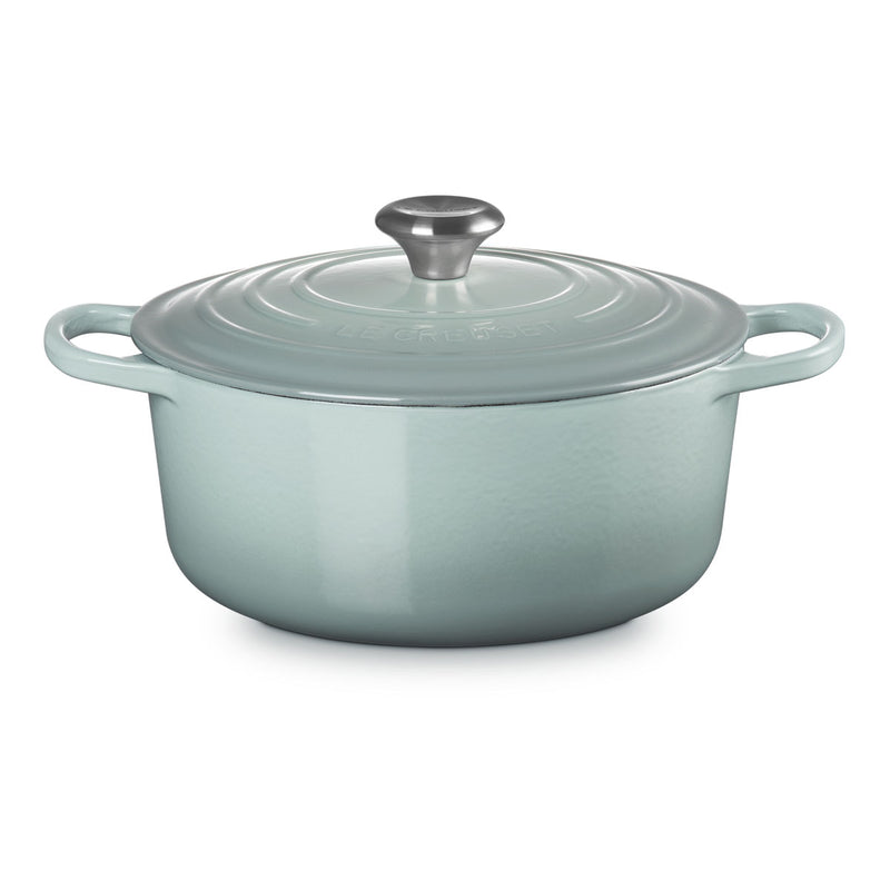 Le Creuset Signature Cast Iron Round Casserole 26cm Sea Salt