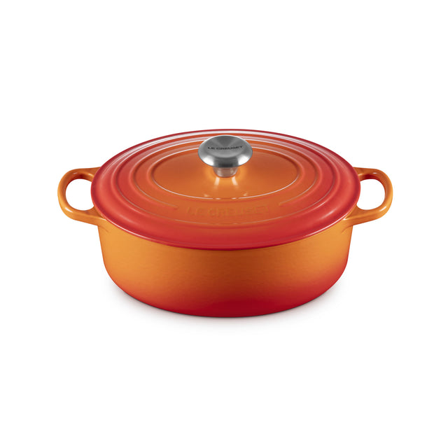 Le Creuset Signature Cast Iron Oval Casserole 27cm Volcanic