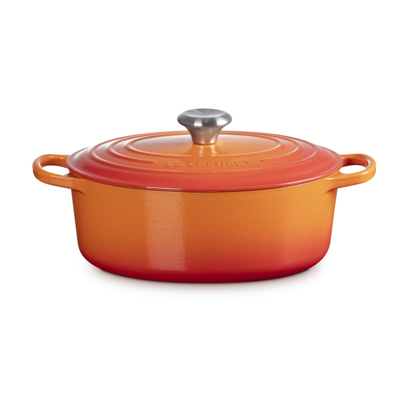 Le Creuset Signature Cast Iron Oval Casserole 27cm Volcanic