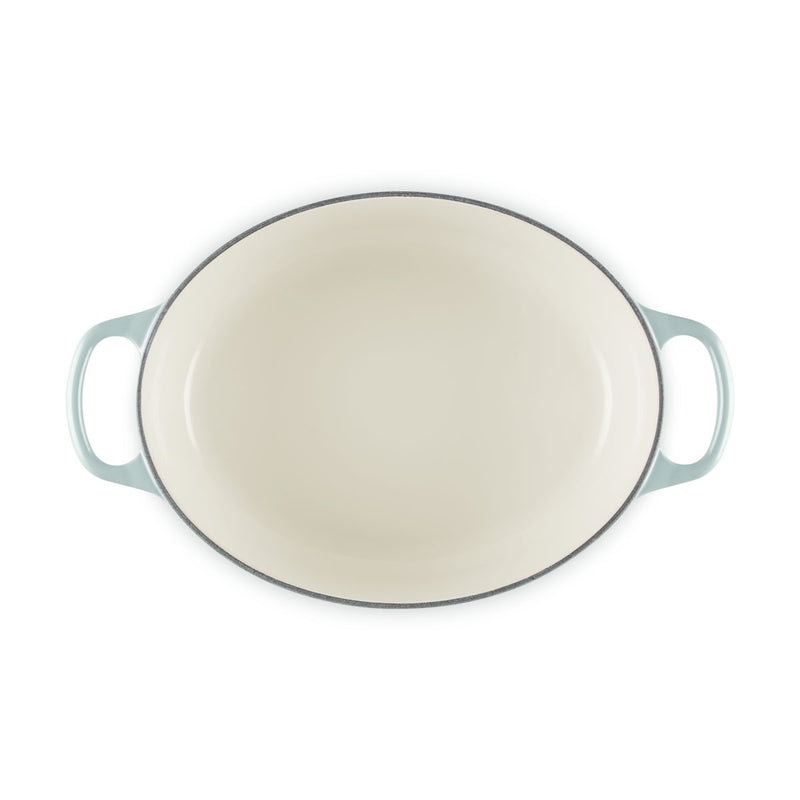 Le Creuset Signature Cast Iron Oval Casserole 27cm Sea Salt