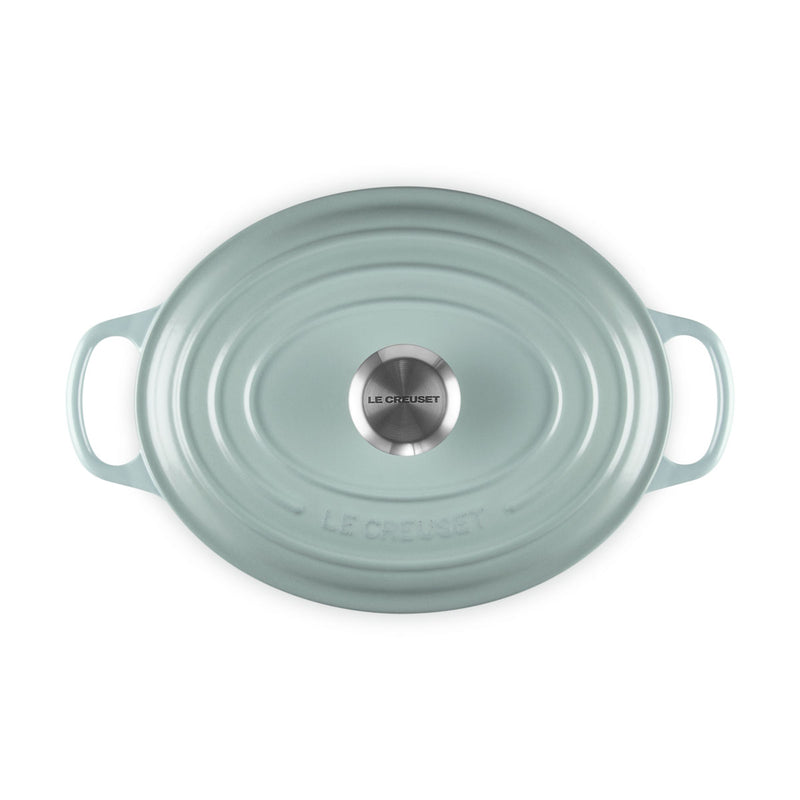 Le Creuset Signature Cast Iron Oval Casserole 27cm Sea Salt