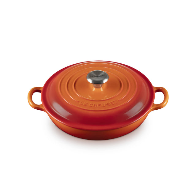 Le Creuset Signature Shallow Casserole 22cm Volcanic