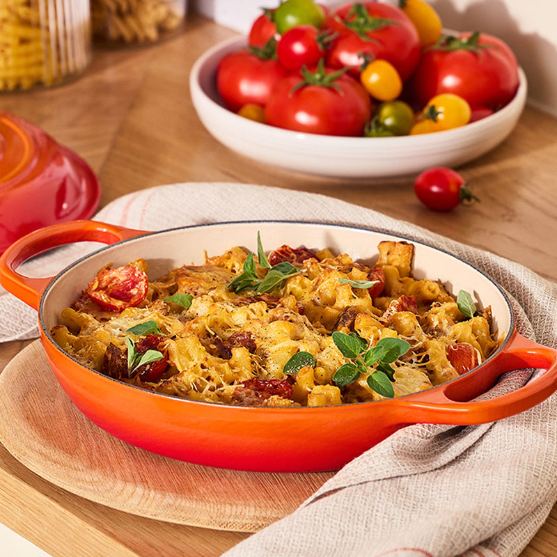 Le Creuset Signature Cast Iron Shallow Casserole 22cm Volcanic