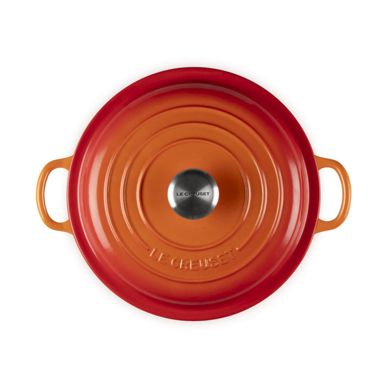 Le Creuset Signature Cast Iron Shallow Casserole 22cm Volcanic