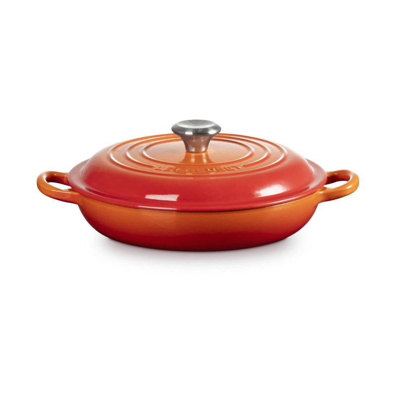 Le Creuset Signature Cast Iron Shallow Casserole 22cm Volcanic