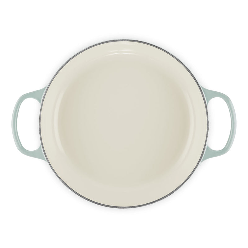 Le Creuset Signature Cast Iron Shallow Casserole 22cm Sea Salt