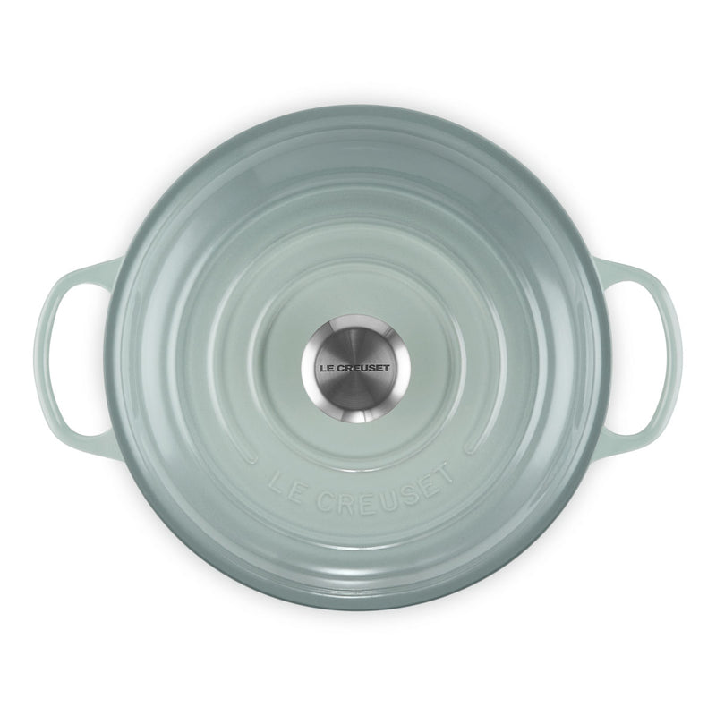 Le Creuset Signature Cast Iron Shallow Casserole 22cm Sea Salt
