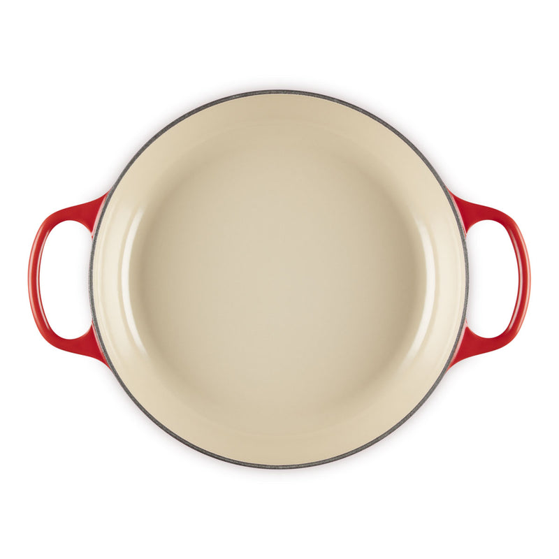 Le Creuset Signature Cast Iron Shallow Casserole 26cm Cerise