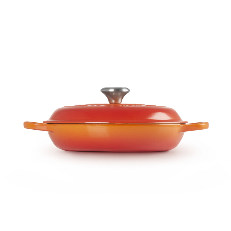 Le Creuset Signature Cast Iron Shallow Casserole 26cm Volcanic