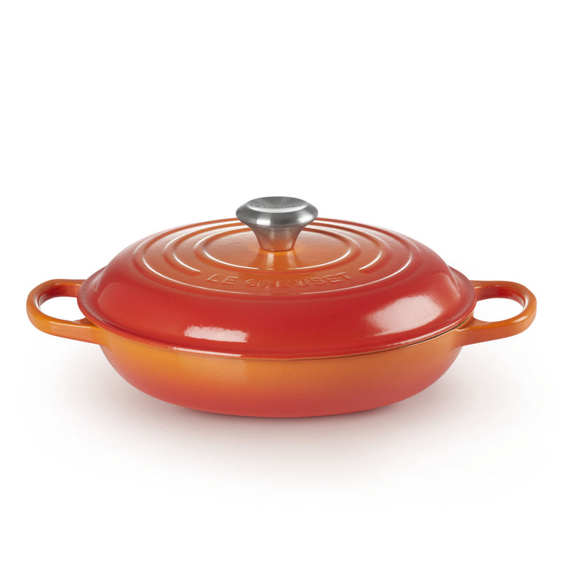 Le Creuset Signature Cast Iron Shallow Casserole 26cm Volcanic