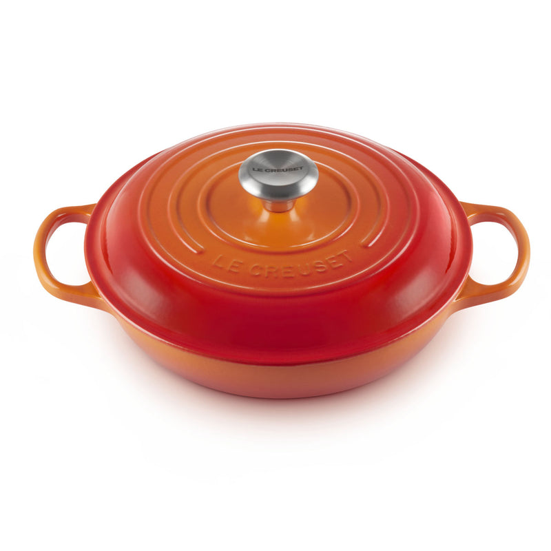Le Creuset Signature Cast Iron Shallow Casserole 26cm Volcanic