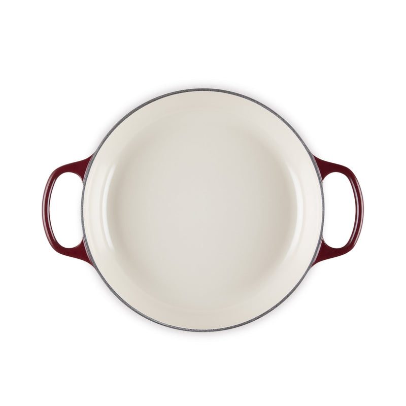 Le Creuset Signature Cast Iron Shallow Casserole 26cm Garnet
