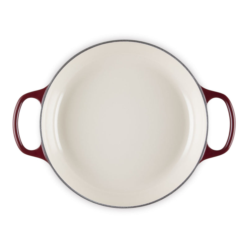 Le Creuset Signature Cast Iron Shallow Casserole 26cm Garnet