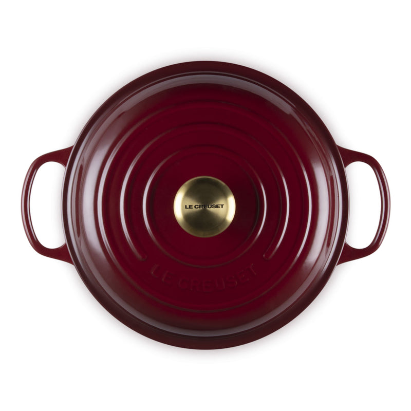 Le Creuset Signature Cast Iron Shallow Casserole 26cm Garnet