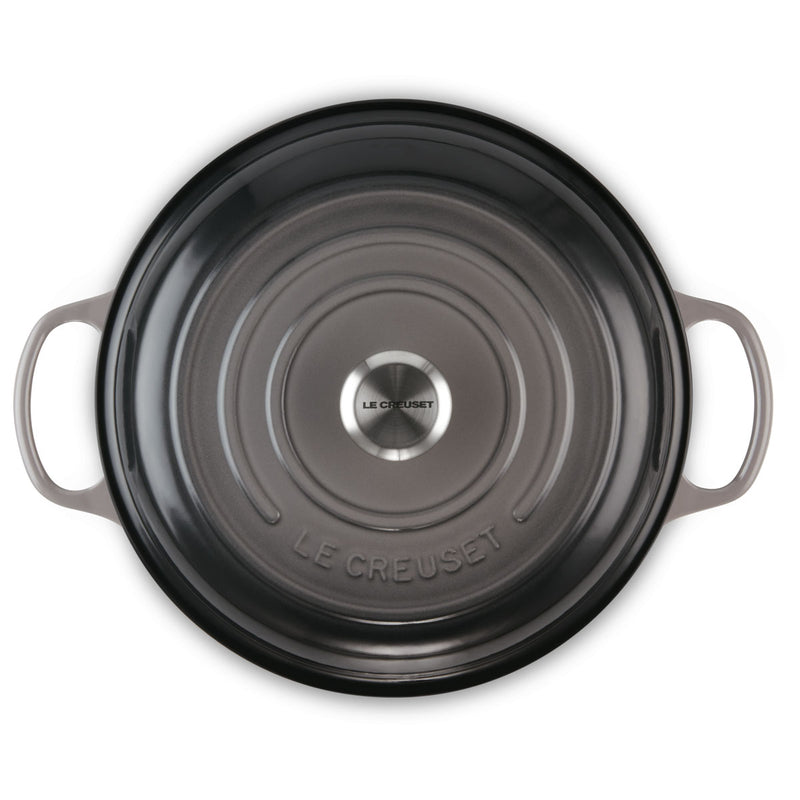 Le Creuset Signature Cast Iron Shallow Casserole 30cm Flint