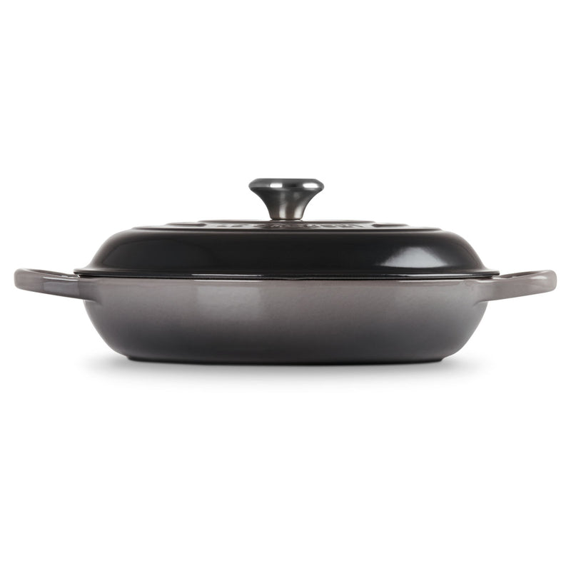 Le Creuset Signature Cast Iron Shallow Casserole 30cm Flint