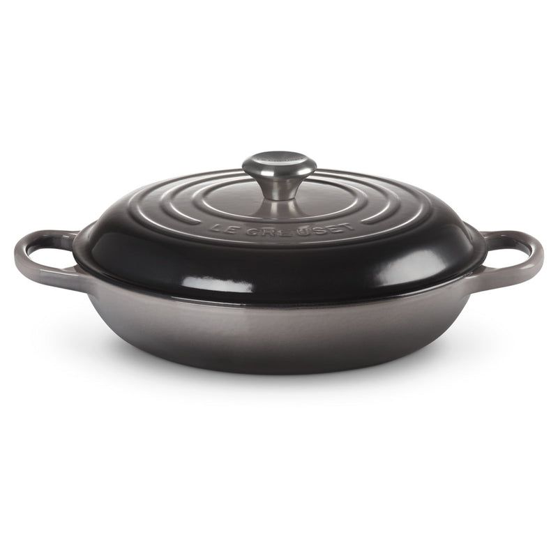 Le Creuset Signature Cast Iron Shallow Casserole 30cm Flint