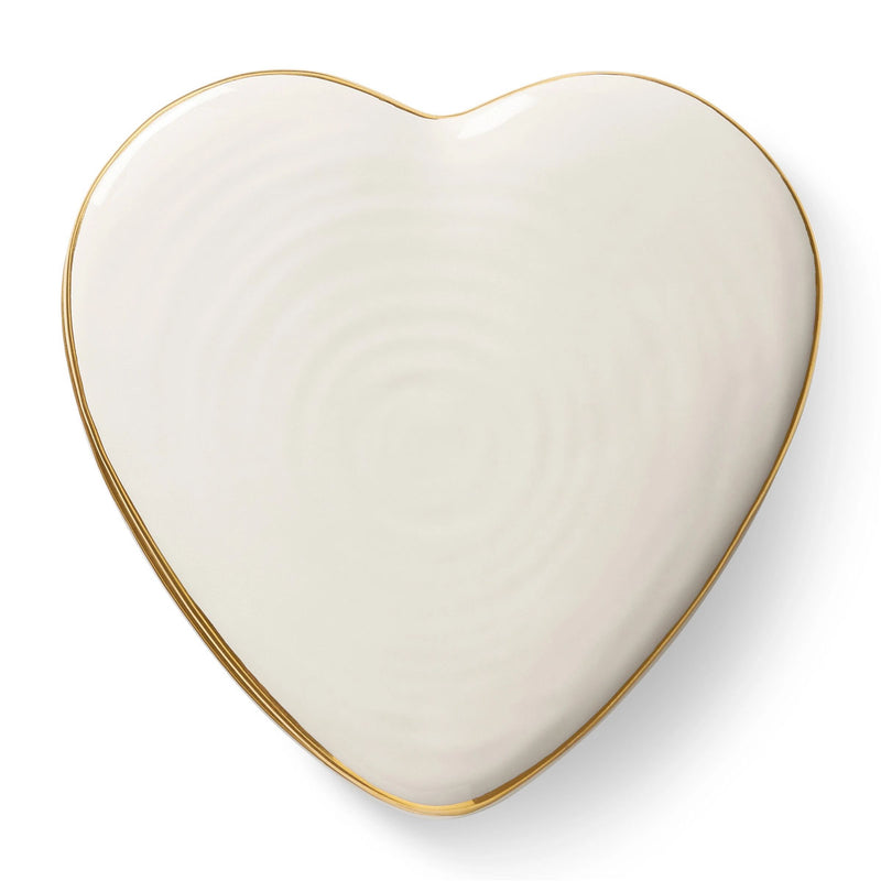 Aerin Heart Box, Cream