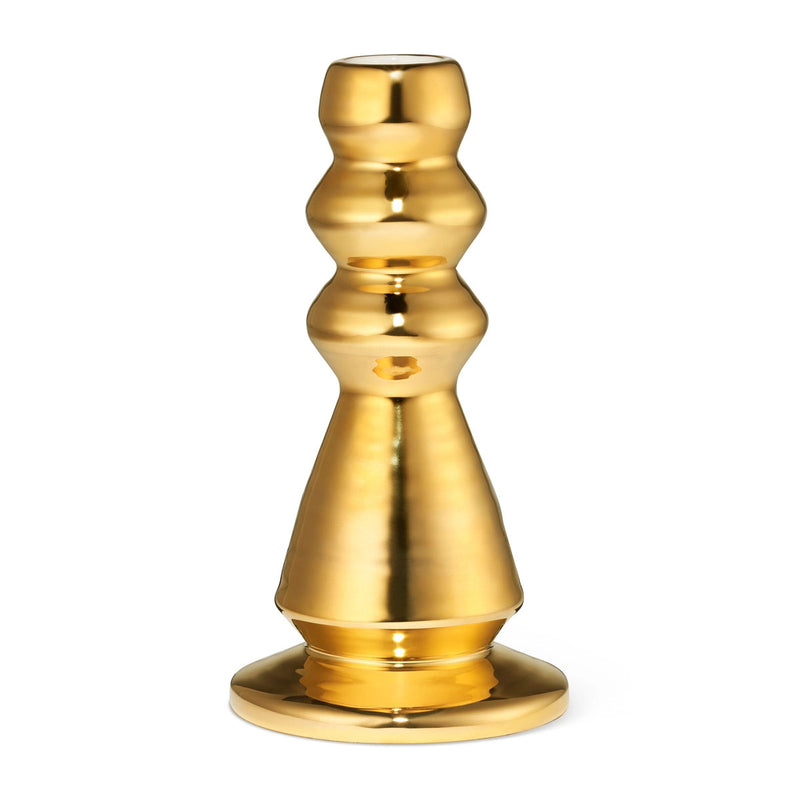Aerin Allette Large Candleholder, Gold