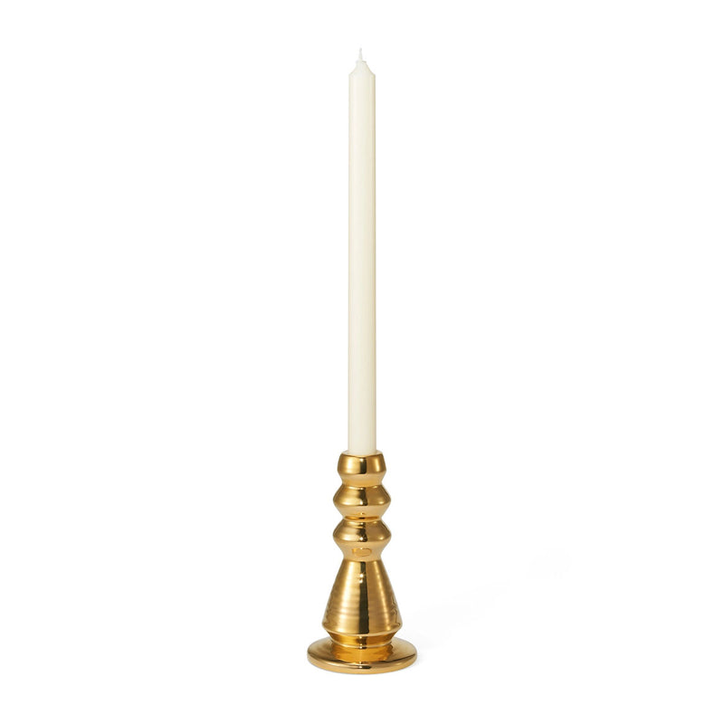 Aerin Allette Large Candleholder, Gold