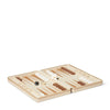 Aerin Enzo Travel Backgammon, Fawn