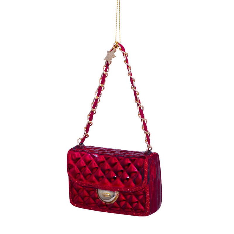 Vondels Bordeaux Opal Fashion Bag Ornament
