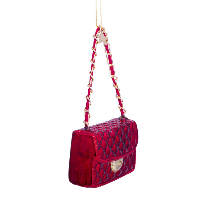 Vondels Bordeaux Opal Fashion Bag Ornament