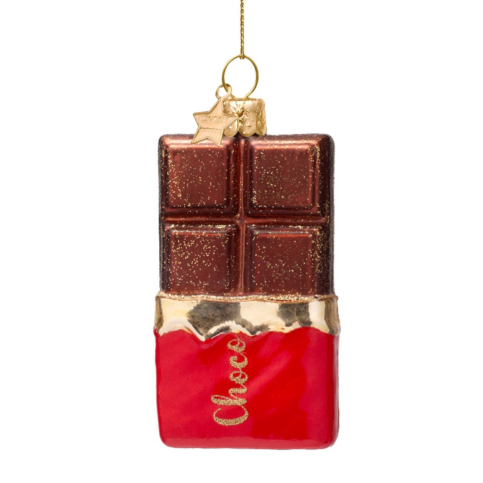 Vondels Chocolate Bar Hanging Christmas Decoration – David Shuttle Ltd