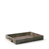 Aerin Classic Shagreen Serving Tray, Chocolate