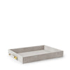 Aerin Classic Shagreen Serving Tray, Dove