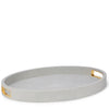 Aerin Modern Shagreen Cocktail Tray, Dove