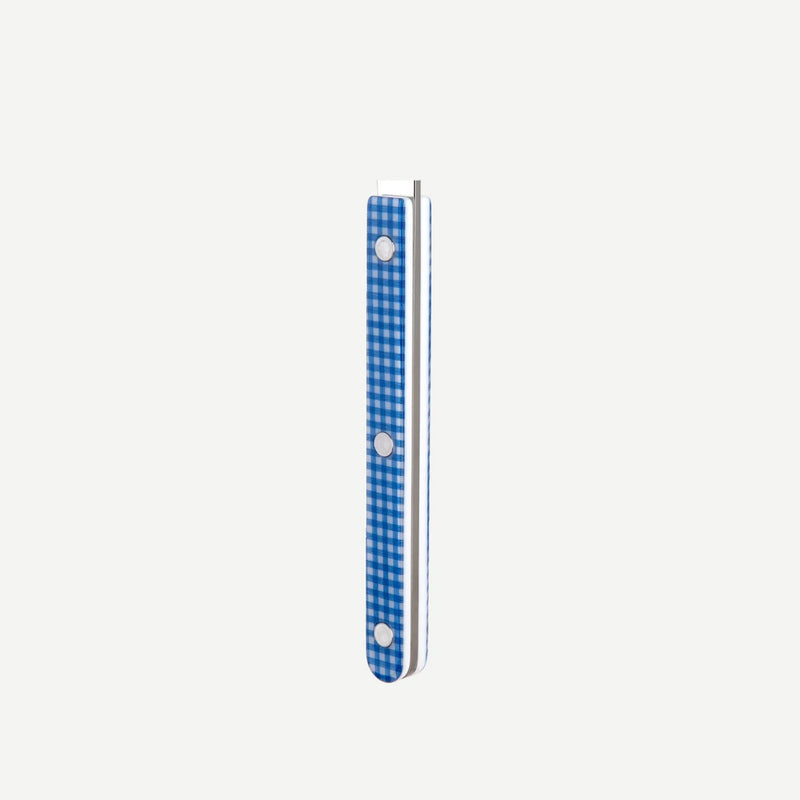 Sabre Bistrot Shiny Gingham Blue 24 Pieces Cutlery Set, 024
