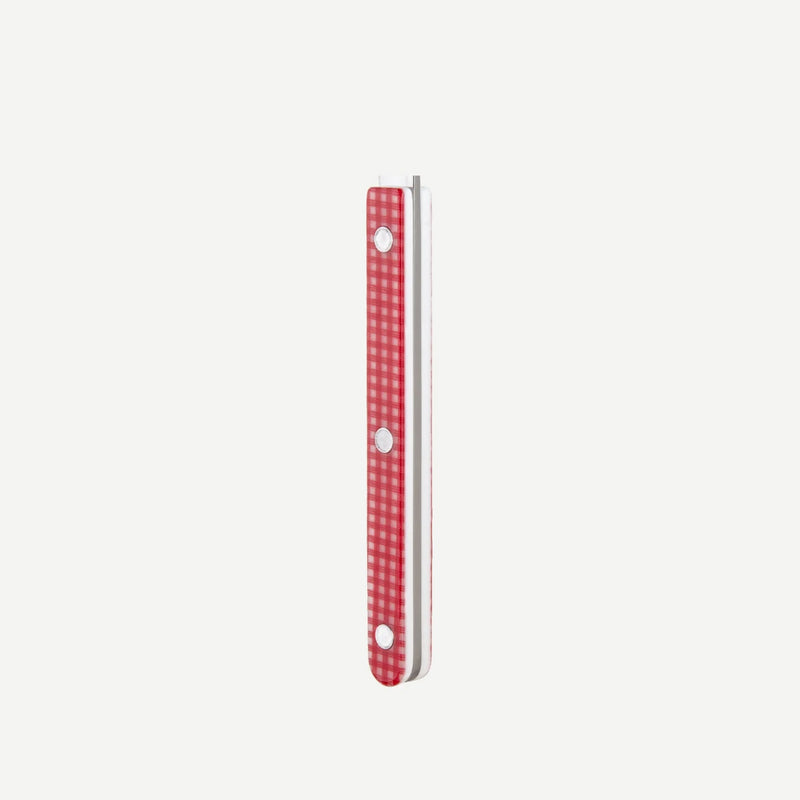 Sabre Bistrot Shiny Gingham Red 24 Pieces Cutlery Set, 024
