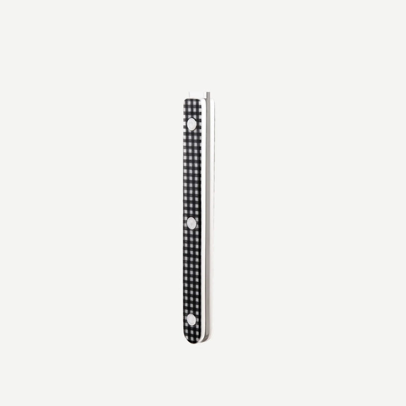 Sabre Bistrot Shiny Gingham Black 4 Pieces Cutlery Set, 040