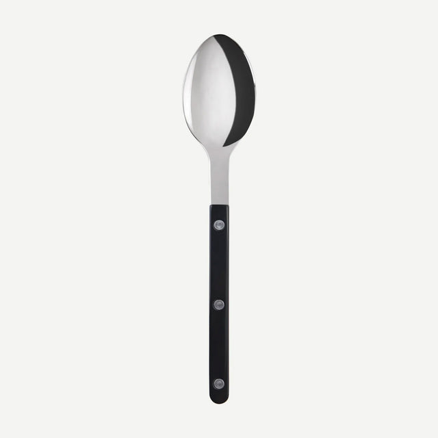 Sabre Bistrot Shiny Solid Black 22cm Soup Spoon