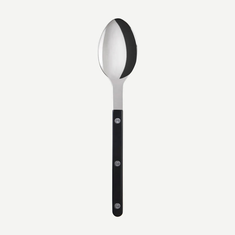 Sabre Bistrot Shiny Solid Black 22cm Soup Spoon