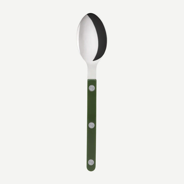 Sabre Bistrot Shiny Solid Green 16cm Tea Spoon