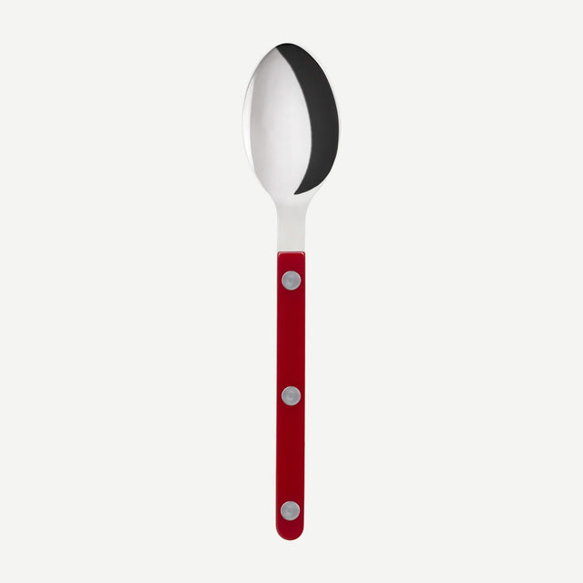 Sabre Bistrot Shiny Solid Burgundy 16cm Tea Spoon