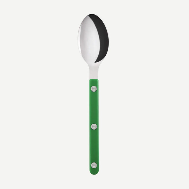 Sabre Bistrot Shiny Solid Garden Green 16cm Tea Spoon