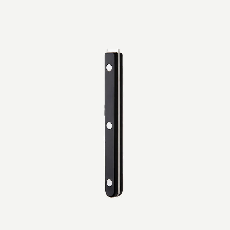 Sabre Bistrot Shiny Solid Black 20cm Dessert Knife