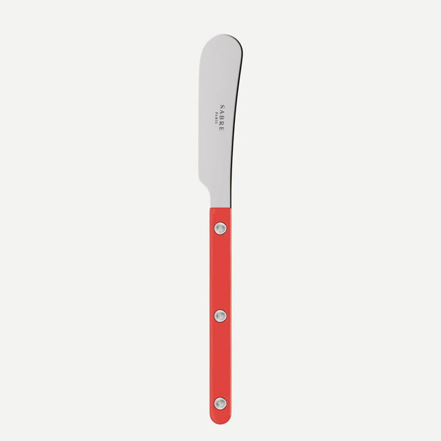 Sabre Bistrot Shiny Bistrot Solid Red 14cm Butter Spreader