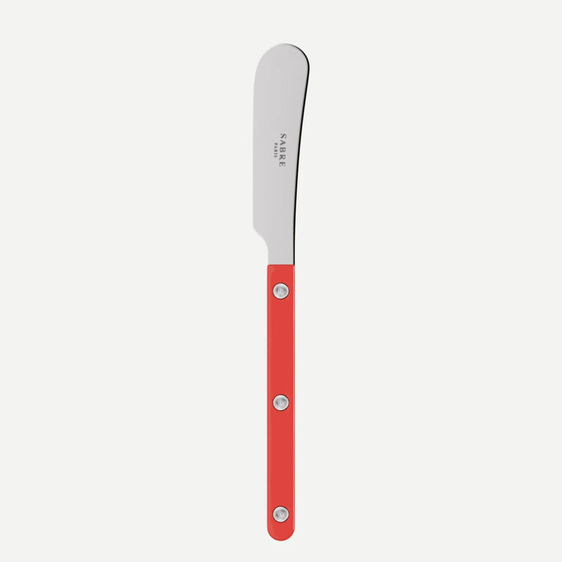 Sabre Bistrot Shiny Bistrot Solid Red 14cm Butter Spreader