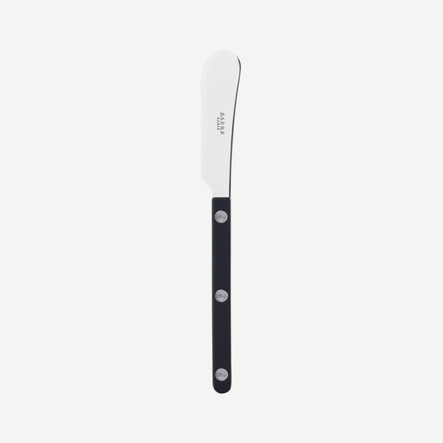 Sabre Bistrot Shiny Solid Black 14cm Butter Spreader