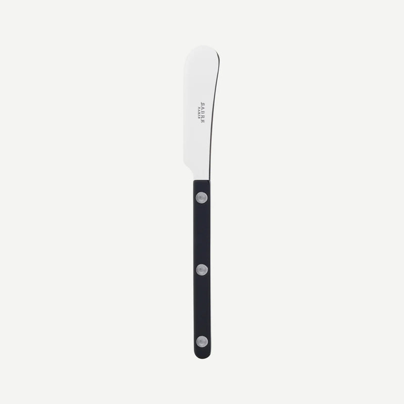 Sabre Bistrot Shiny Solid Black 14cm Butter Spreader